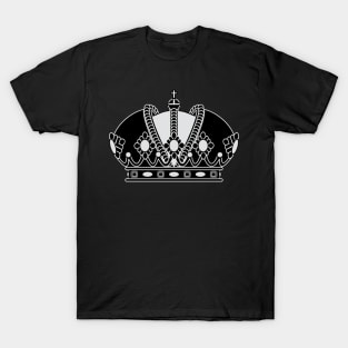 Imperial crown (black and silver) T-Shirt